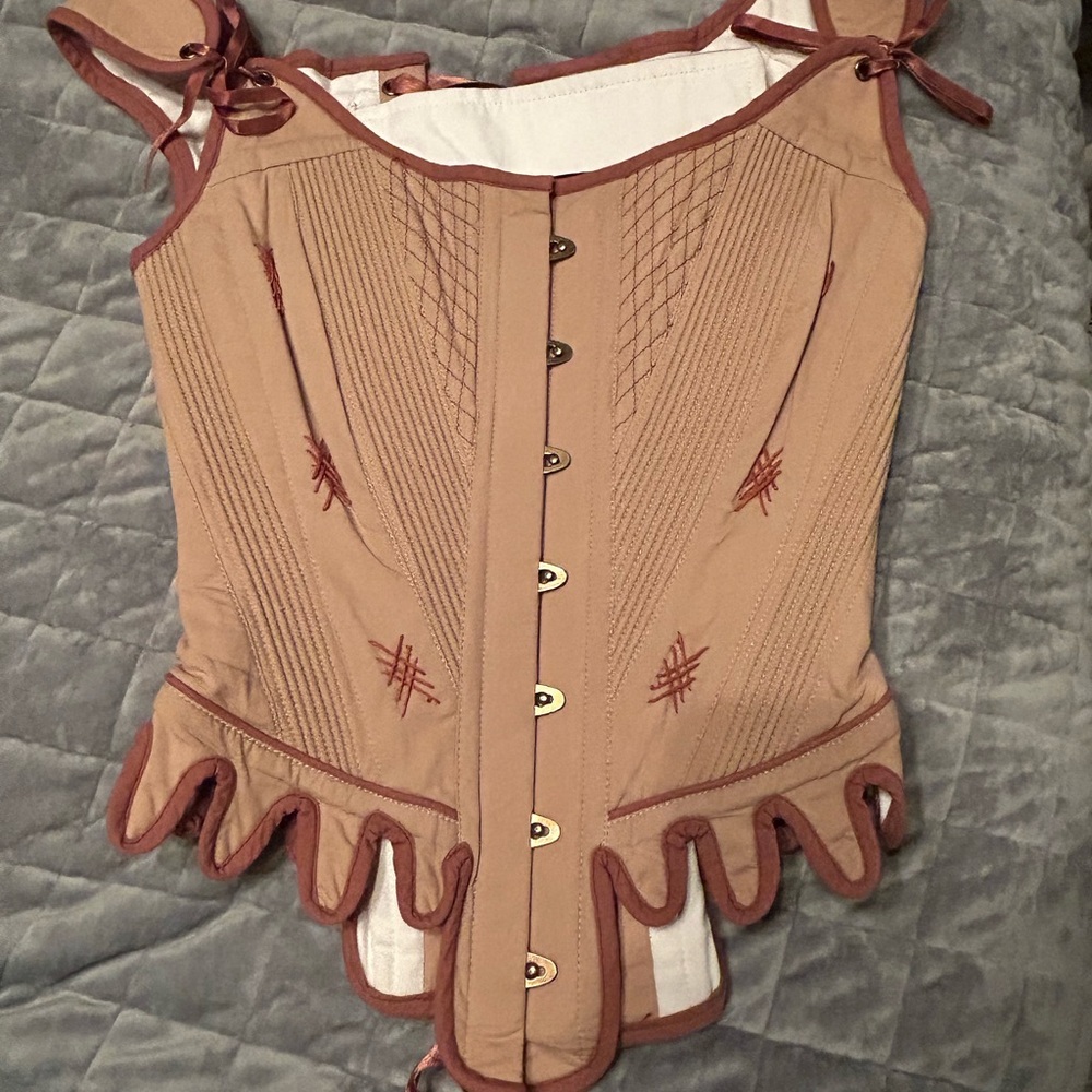 A Corset Story Tan Corset Top